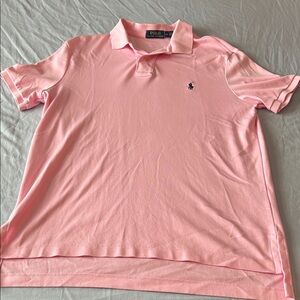 Polo by Ralph Lauren Men's Light Pink Polo Shirt